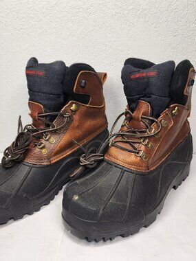 Mountain Tek Men's 12 Brown Thermolite Performance Insulated Steel Shank Boots